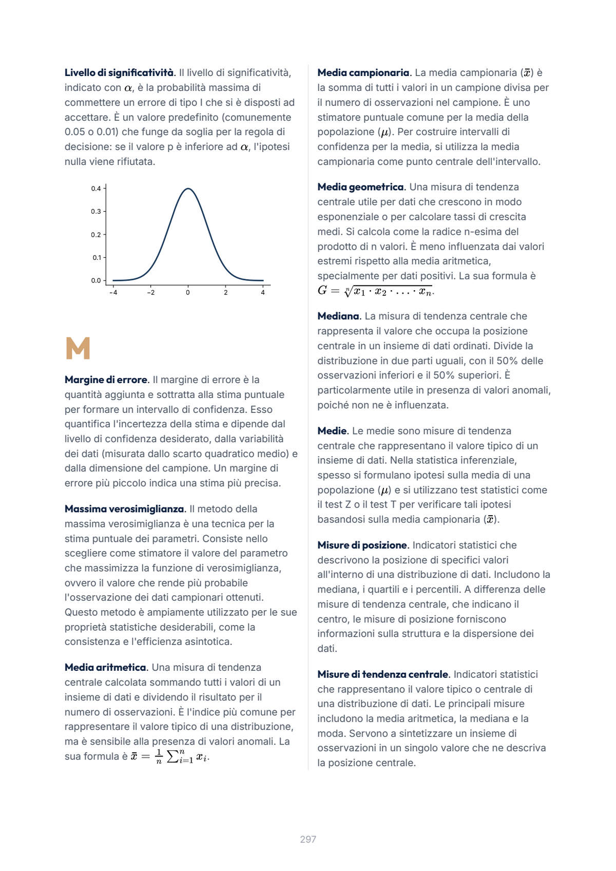 Lèssico · anteprima 10/10 — Glossario — Statistica (ed. 2.6)