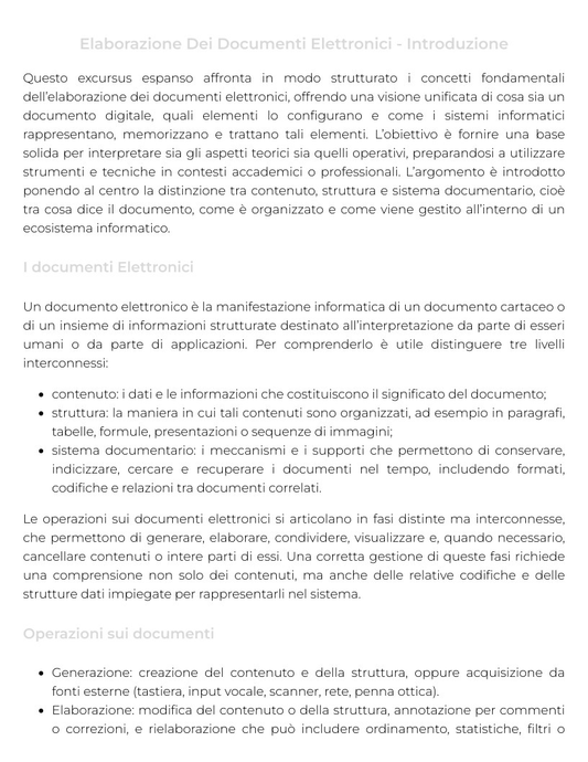 Riassunto di Informatica