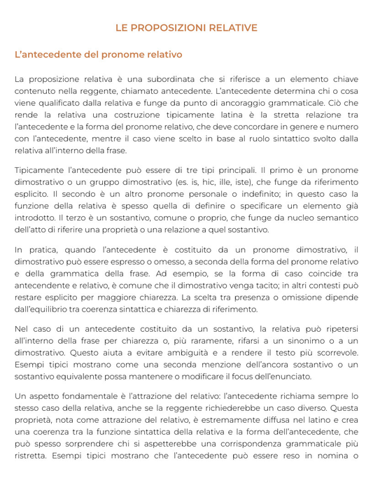 Riassunto di Lingua e letteratura latina - Last
