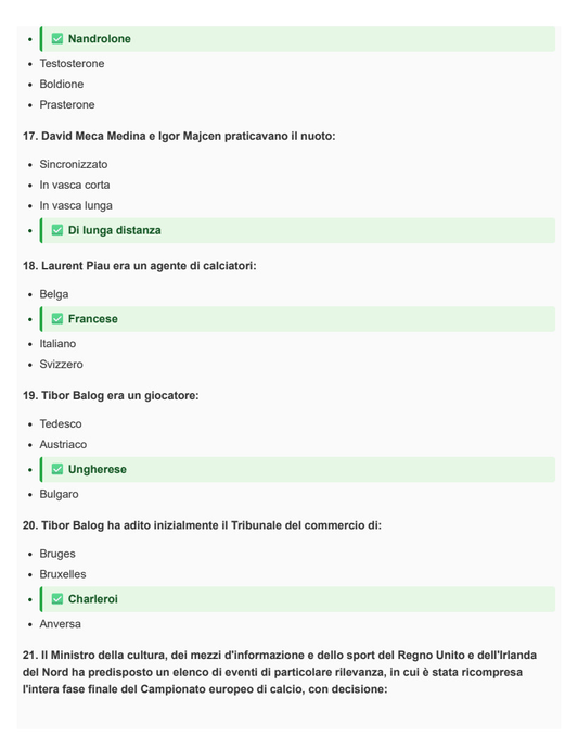 Legislazione sportiva dell'UE