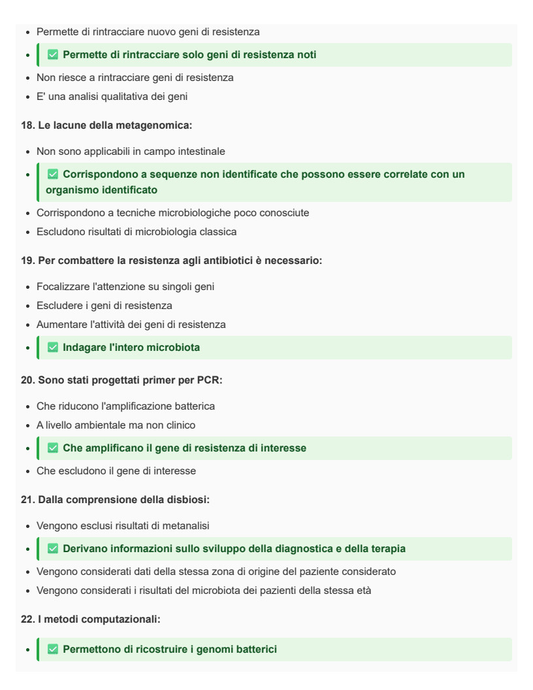 L'analisi del microbiota intestinale nello sportivo- approcci dietetici e integrativi