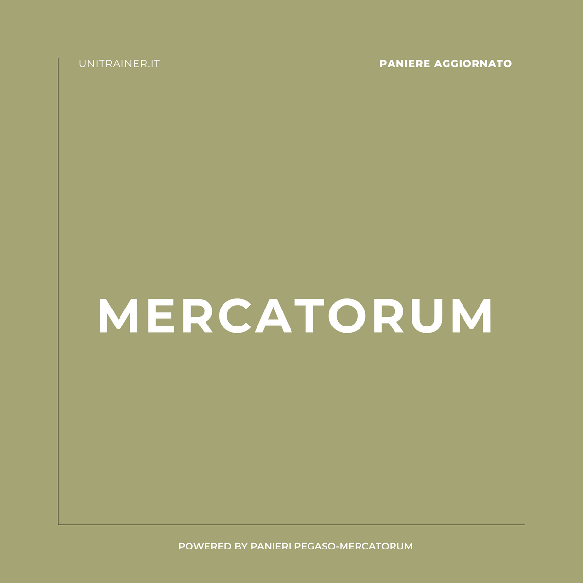 Panieri e Riassunti Università Telematica Mercatorum – UniTrainer.it