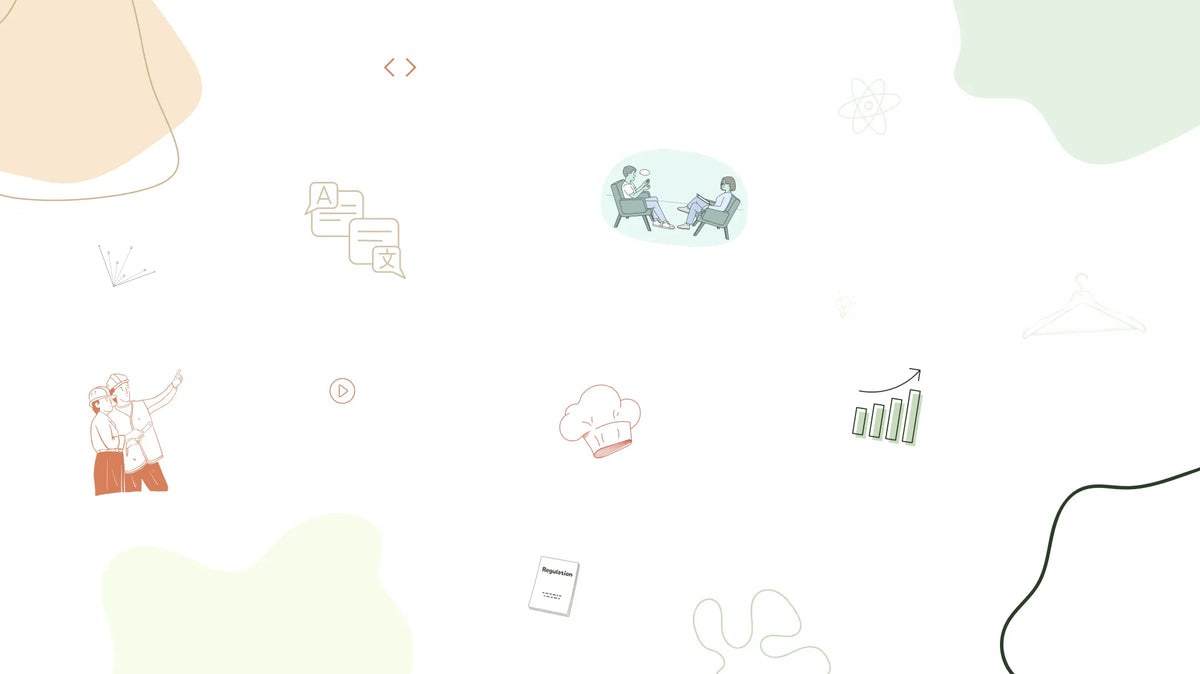 Illustrazioni di studio e lavoro