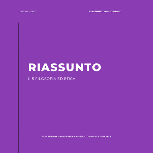 Anteprima corso L-5 Riassunto, Pegaso