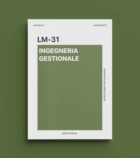 Anteprima corso LM-31 Ingegneria gestionale, Mercatorum