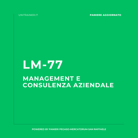 Paniere aggiornato Diritto delle persone e della privacy, LM-77 Management e consulenza aziendale, San Raffaele