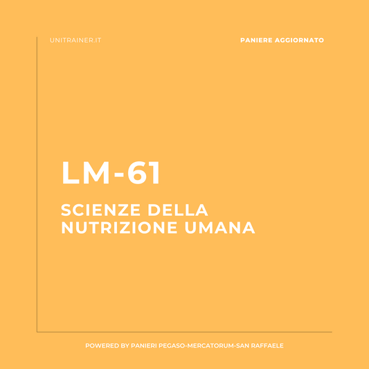 Paniere aggiornato Economia aziendale dello sport, LM-61 Scienze della nutrizione umana, San Raffaele