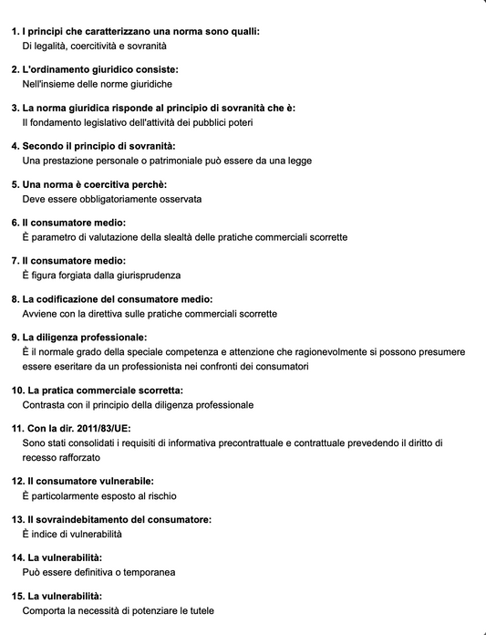 Economia e diritto dei consumi