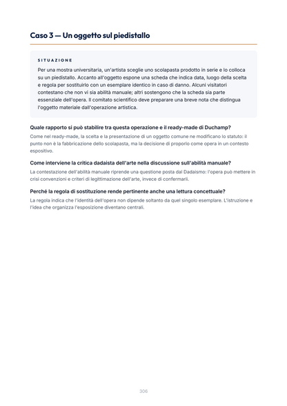 Lèssico · anteprima 9/10 — Casi applicativi — Arte contemporanea (ed. 1.0)