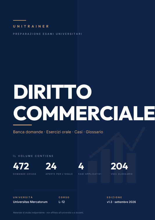Lèssico · copertina di Diritto commerciale — L-12 Lingue e Mercati — Mercatorum (ed. 1.3)