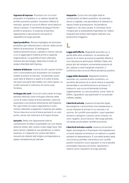Lèssico · anteprima 10/10 — Glossario — Economia politica (ed. 1.0)