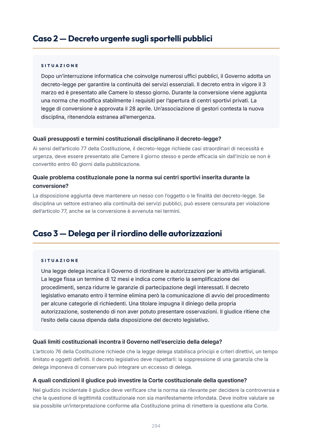 Lèssico · anteprima 9/10 — Casi applicativi — Diritto costituzionale (ed. 1.0)