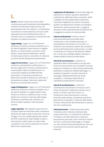 Lèssico · anteprima 10/10 — Glossario — Diritto costituzionale (ed. 1.0)
