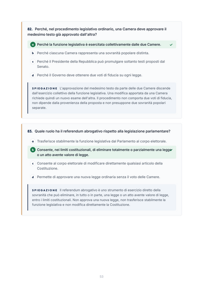 Lèssico · anteprima 5/10 — Banca domande — Diritto costituzionale (ed. 1.0)