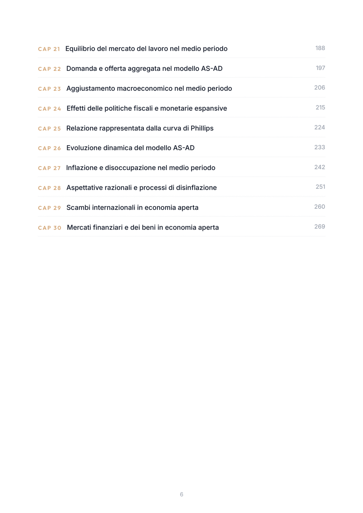 Lèssico · anteprima 4/10 — Indice dei capitoli — Economia politica (ed. 1.0)