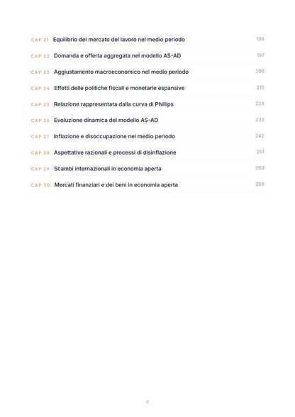 Lèssico · anteprima 4/10 — Indice dei capitoli — Economia politica (ed. 1.0)