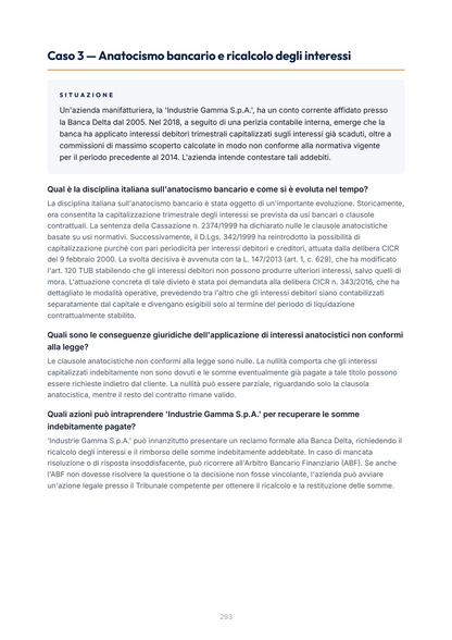 Lèssico · anteprima 9/10 — Casi applicativi — Diritto Bancario italiano e comparato (ed. 1.3)