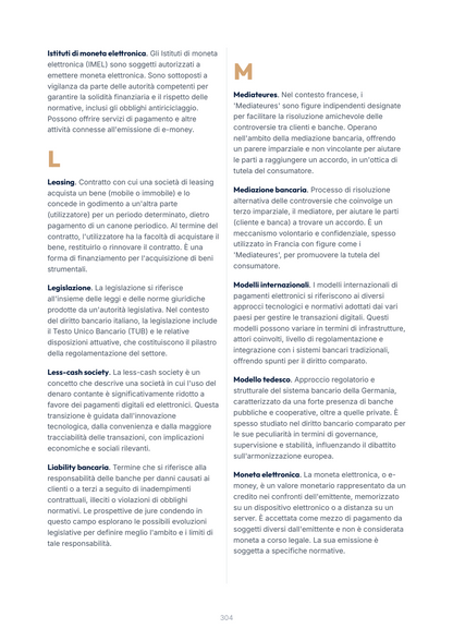 Lèssico · anteprima 10/10 — Glossario — Diritto Bancario italiano e comparato (ed. 1.3)