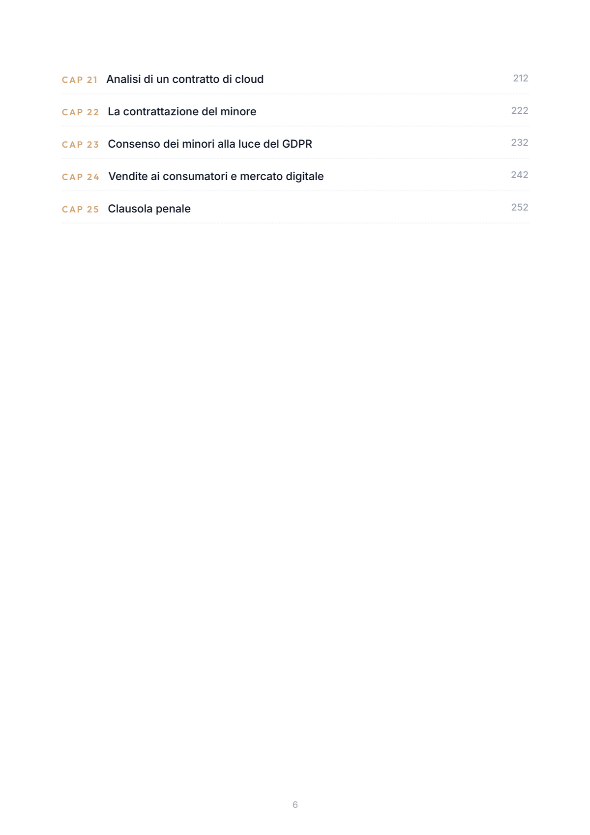 Lèssico · anteprima 4/10 — Indice dei capitoli — Diritto privato (ed. 1.4)