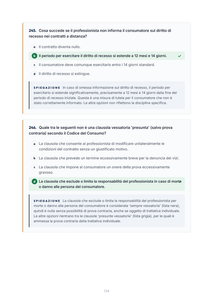 Lèssico · anteprima 6/10 — Banca domande — Diritto privato (ed. 1.4)