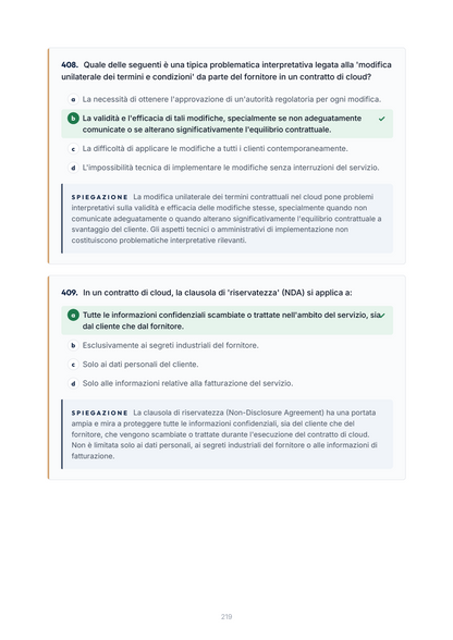 Lèssico · anteprima 7/10 — Banca domande — Diritto privato (ed. 1.4)