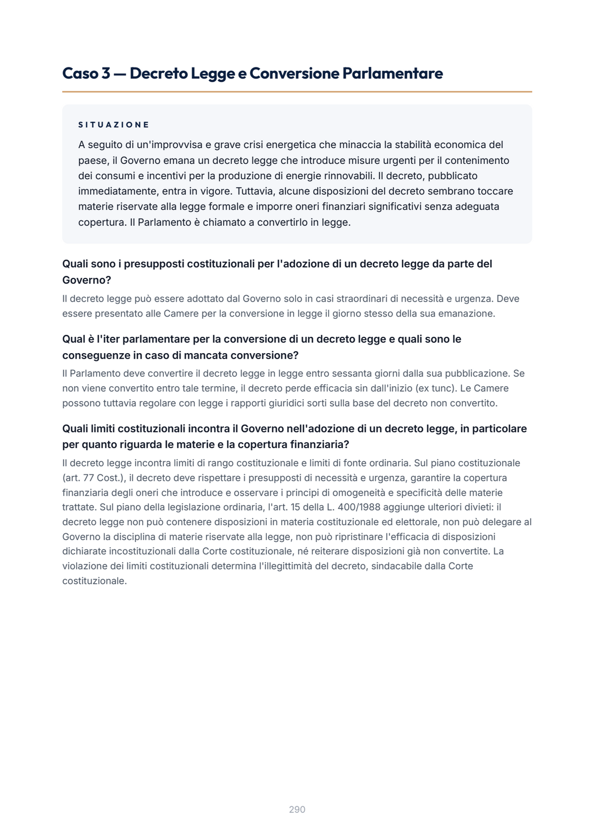 Lèssico · anteprima 9/10 — Casi applicativi — Diritto pubblico (ed. 1.4)