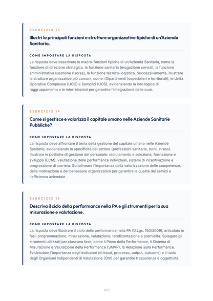 Lèssico · anteprima 8/10 — Esercizi per l'orale — Organizzazione delle aziende e delle amministrazioni pubblico sanitarie (ed. 1.2)
