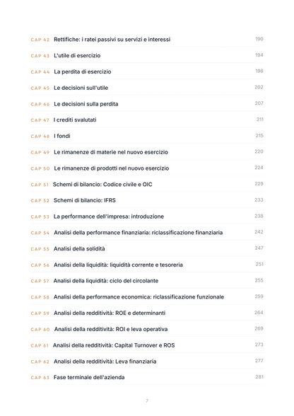 Lèssico · anteprima 4/10 — Indice dei capitoli — Economia aziendale - Singolo 12 (ed. 1.6)