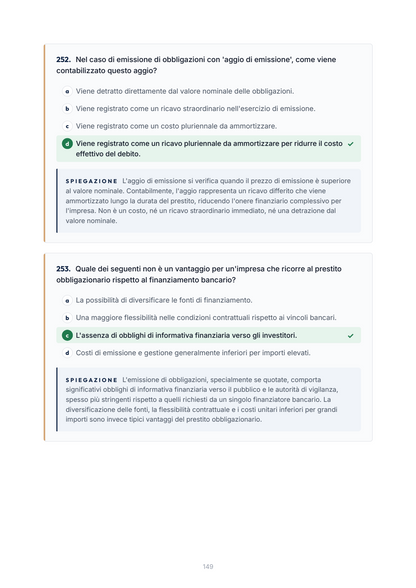 Lèssico · anteprima 6/10 — Banca domande — Economia aziendale - Singolo 12 (ed. 1.6)