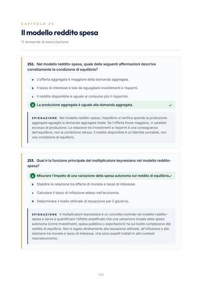 Lèssico · anteprima 6/10 — Banca domande — Economia politica (ed. 1.3)