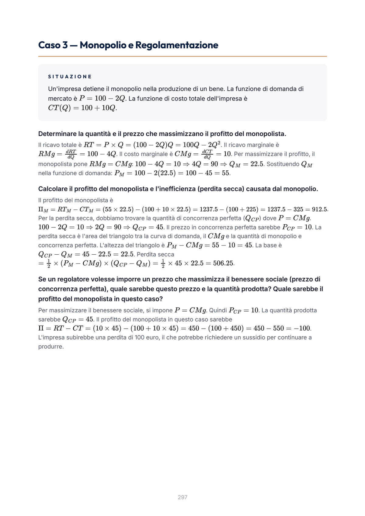 Lèssico · anteprima 9/10 — Casi applicativi — Economia politica (ed. 1.3)