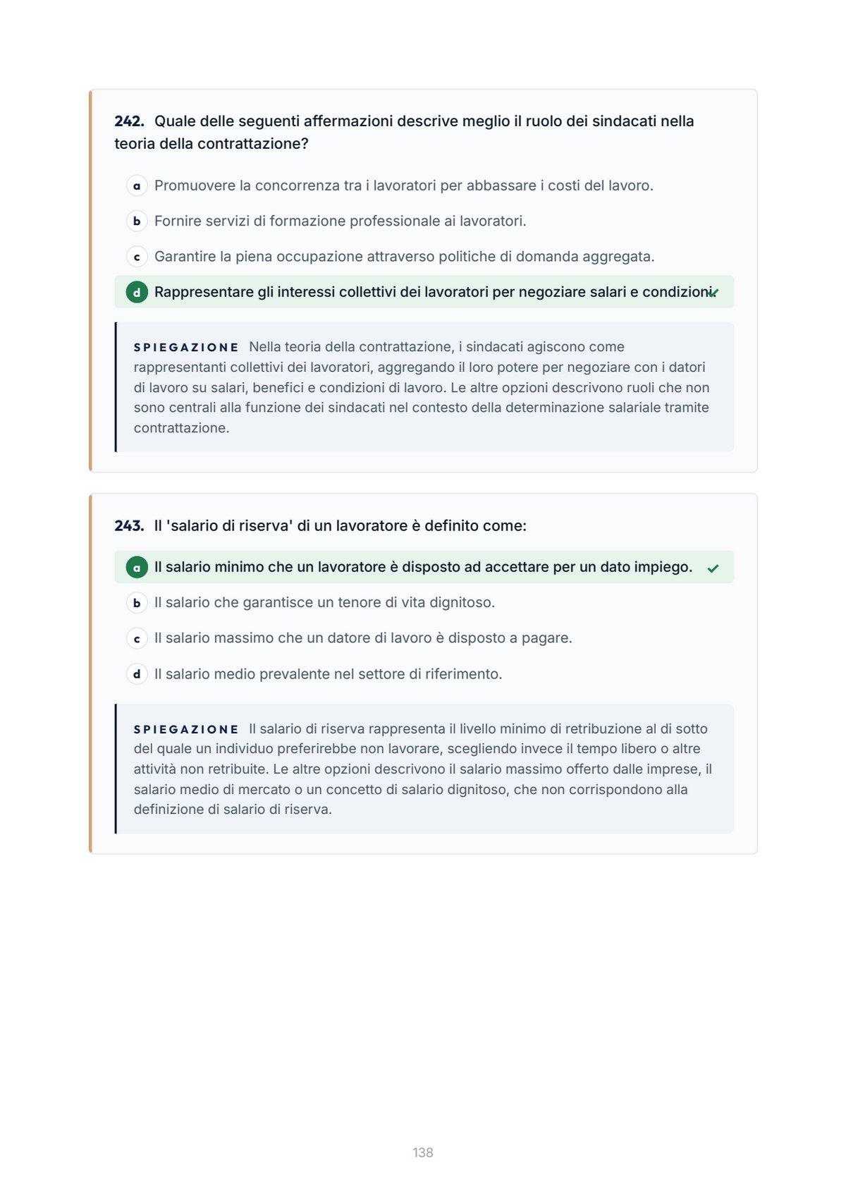 Lèssico · anteprima 6/10 — Banca domande — Economia politica - Singolo 06 (ed. 1.4)