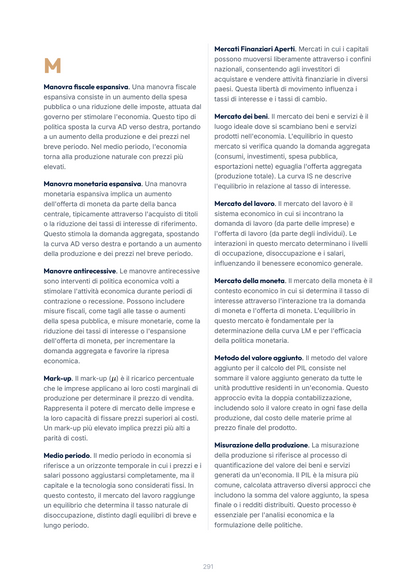 Lèssico · anteprima 10/10 — Glossario — Economia politica - Singolo 06 (ed. 1.4)