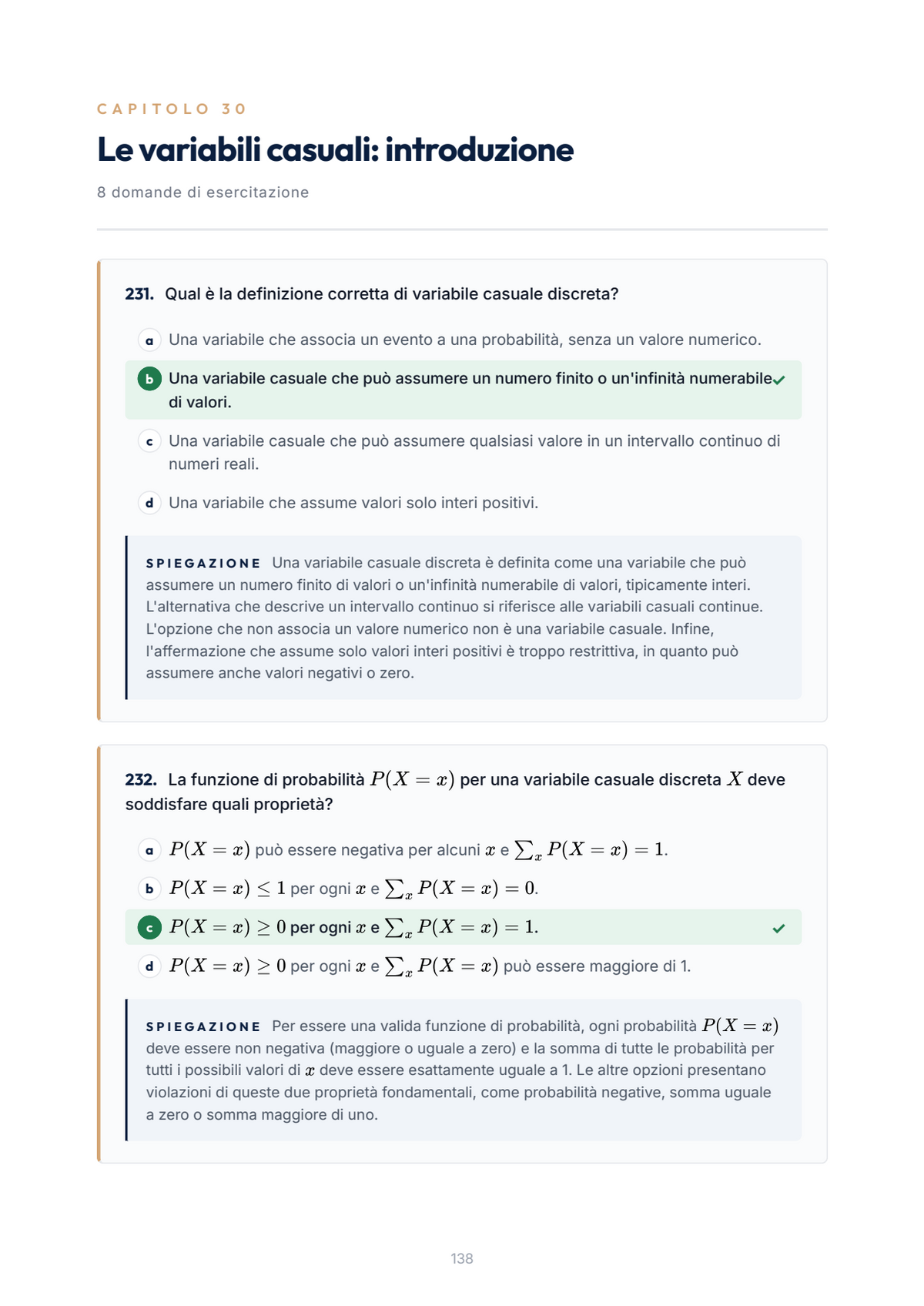 Lèssico · anteprima 6/10 — Banca domande — Statistica (ed. 2.6)
