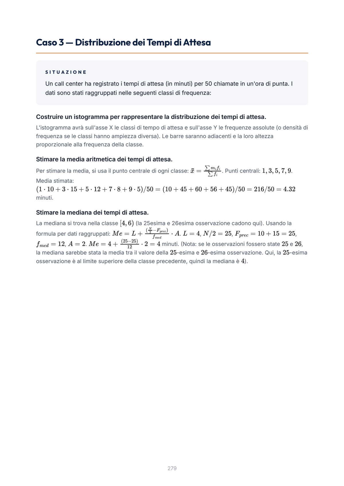 Lèssico · anteprima 9/10 — Casi applicativi — Statistica - Singolo 06 (ed. 1.11)