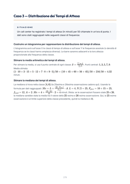 Lèssico · anteprima 9/10 — Casi applicativi — Statistica - Singolo 06 (ed. 1.11)