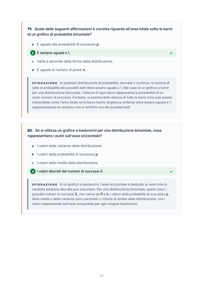 Lèssico · anteprima 5/10 — Banca domande — Statistica - Singolo 06 (ed. 1.11)