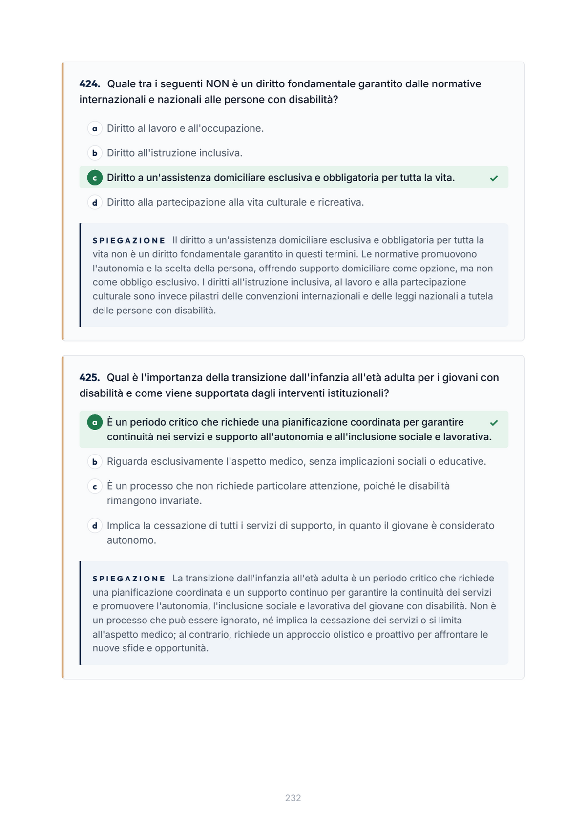 Lèssico · anteprima 7/10 — Banca domande — PSICOLOGIA DELLE DISABILITÀ PER LA PRIMA INFANZIA (ed. 1.1)