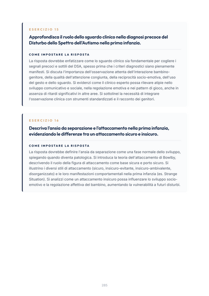 Lèssico · anteprima 8/10 — Esercizi per l'orale — PSICOLOGIA DELLE DISABILITÀ PER LA PRIMA INFANZIA (ed. 1.1)