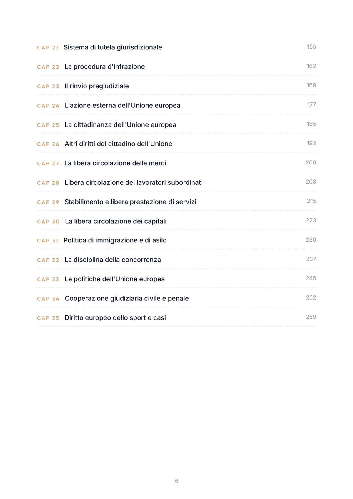 Lèssico · anteprima 4/10 — Indice dei capitoli — Diritto comunitario (ed. 1.0)