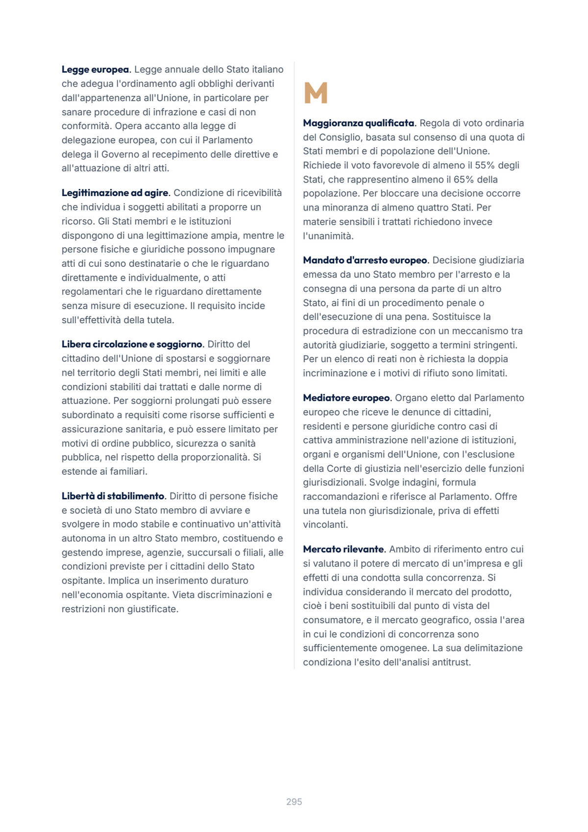 Lèssico · anteprima 10/10 — Glossario — Diritto comunitario (ed. 1.0)