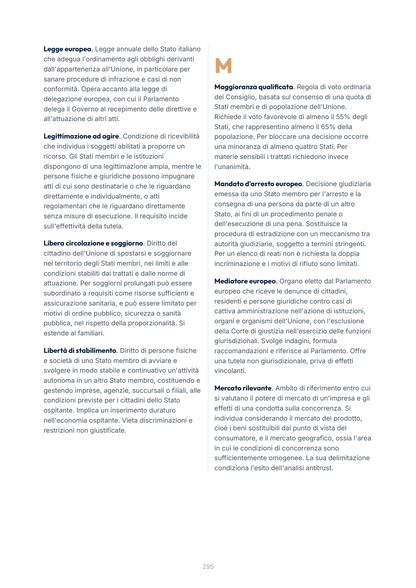 Lèssico · anteprima 10/10 — Glossario — Diritto comunitario (ed. 1.0)