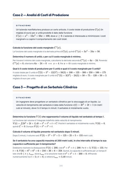 Lèssico · anteprima 9/10 — Casi applicativi — Analisi matematica (ed. 1.2)
