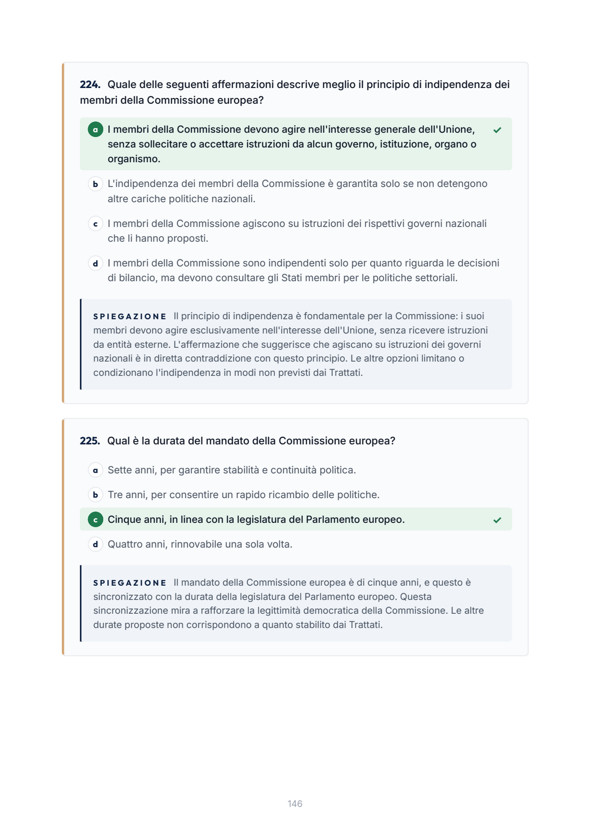 Lèssico · anteprima 6/10 — Banca domande — Diritto dell'Unione europea (ed. 2.3)