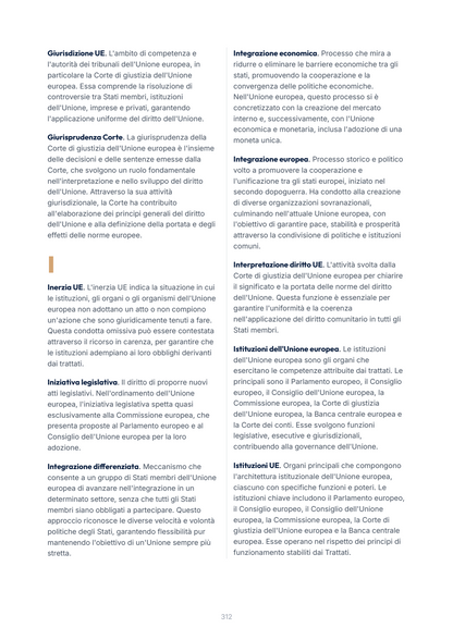 Lèssico · anteprima 10/10 — Glossario — Diritto dell'Unione europea (ed. 2.3)