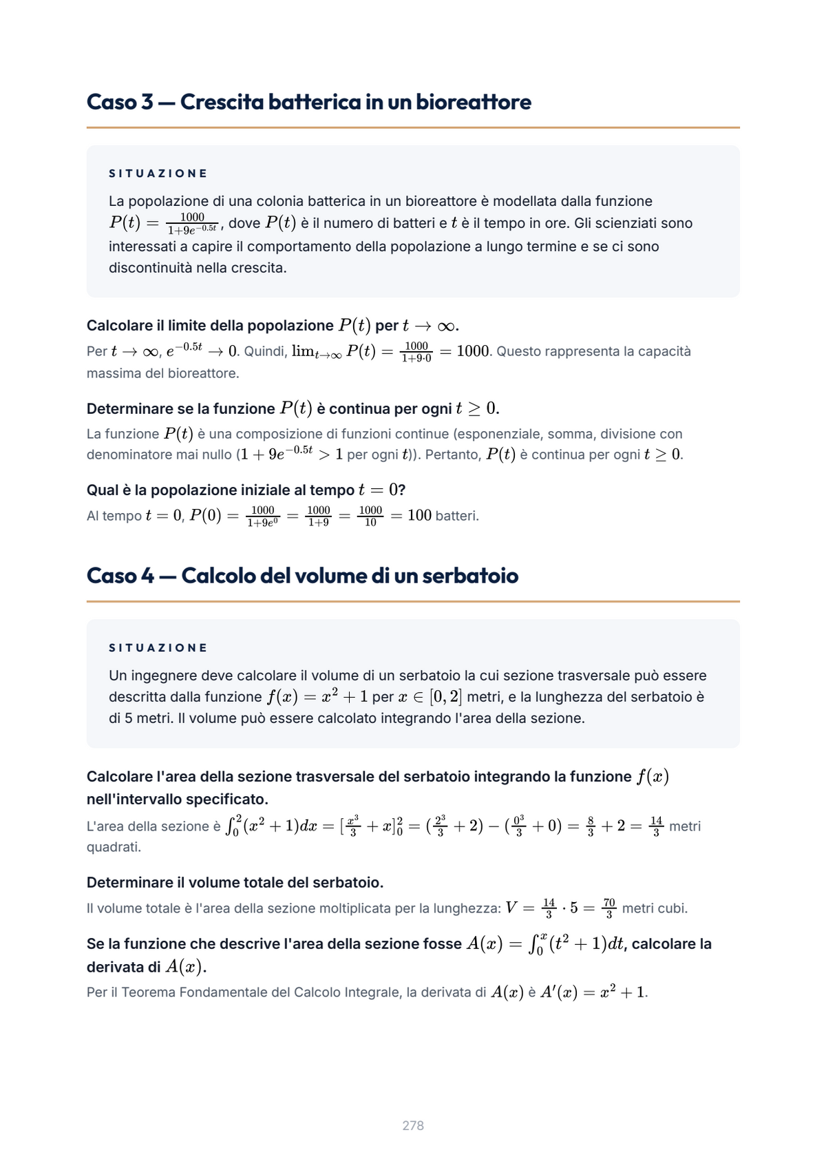 Lèssico · anteprima 9/10 — Casi applicativi — Analisi matematica e geometria (ed. 2.4)