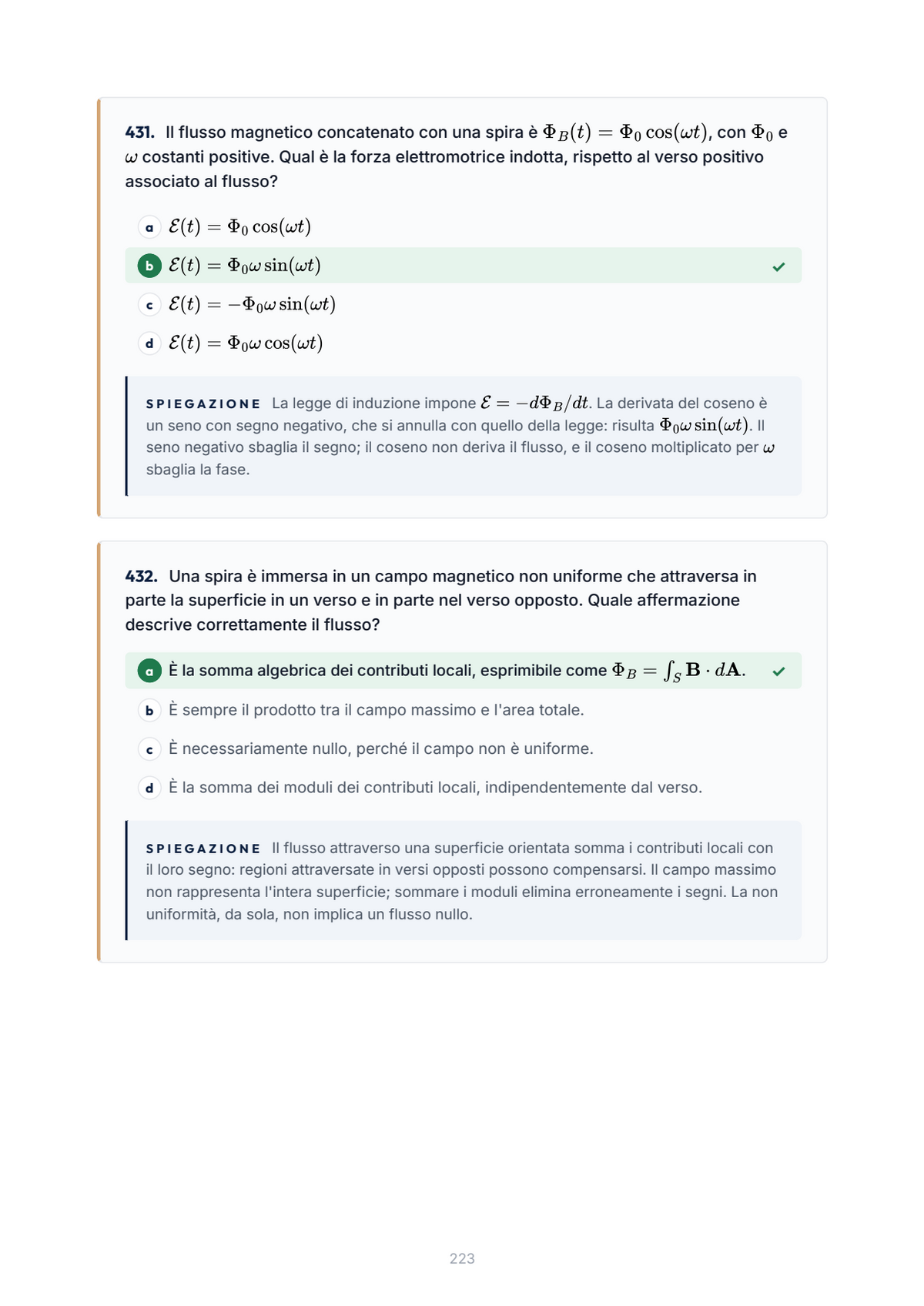 Lèssico · anteprima 7/10 — Banca domande — Fisica sperimentale (ed. 1.0)