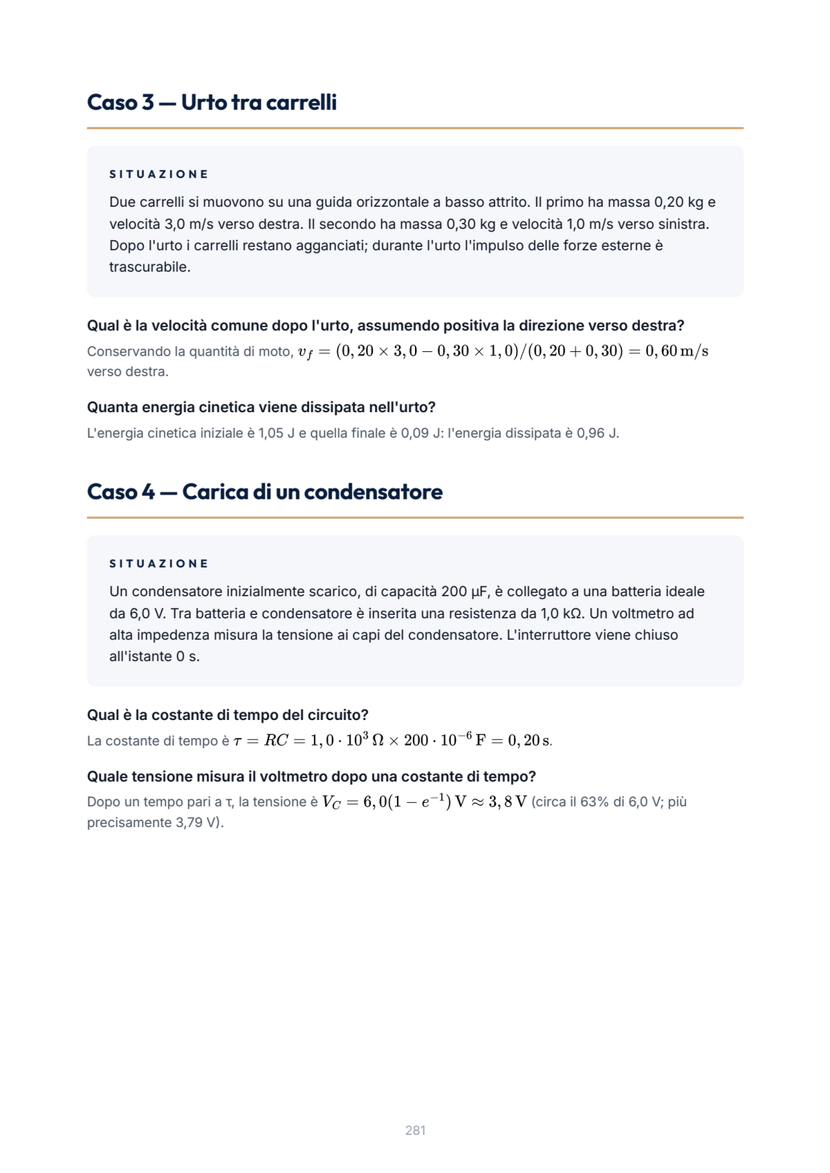 Lèssico · anteprima 9/10 — Casi applicativi — Fisica sperimentale (ed. 1.0)