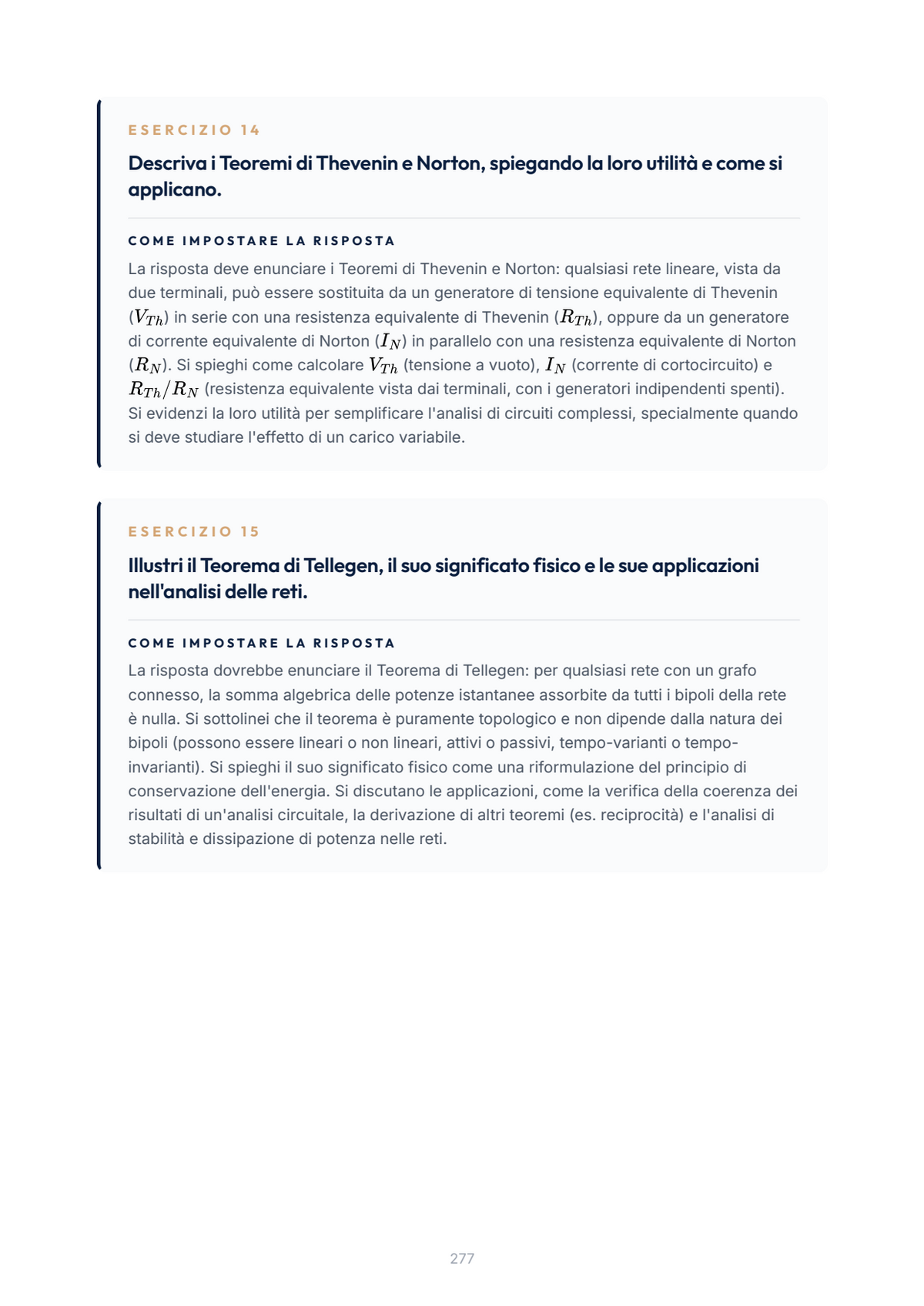Lèssico · anteprima 8/10 — Esercizi per l'orale — Elettrotecnica - Singolo 06 (ed. 1.6)