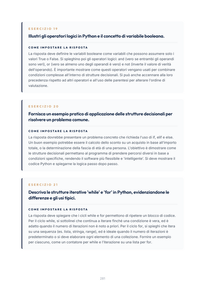 Lèssico · anteprima 8/10 — Esercizi per l'orale — Programmazione Object Oriented (ed. 1.6)